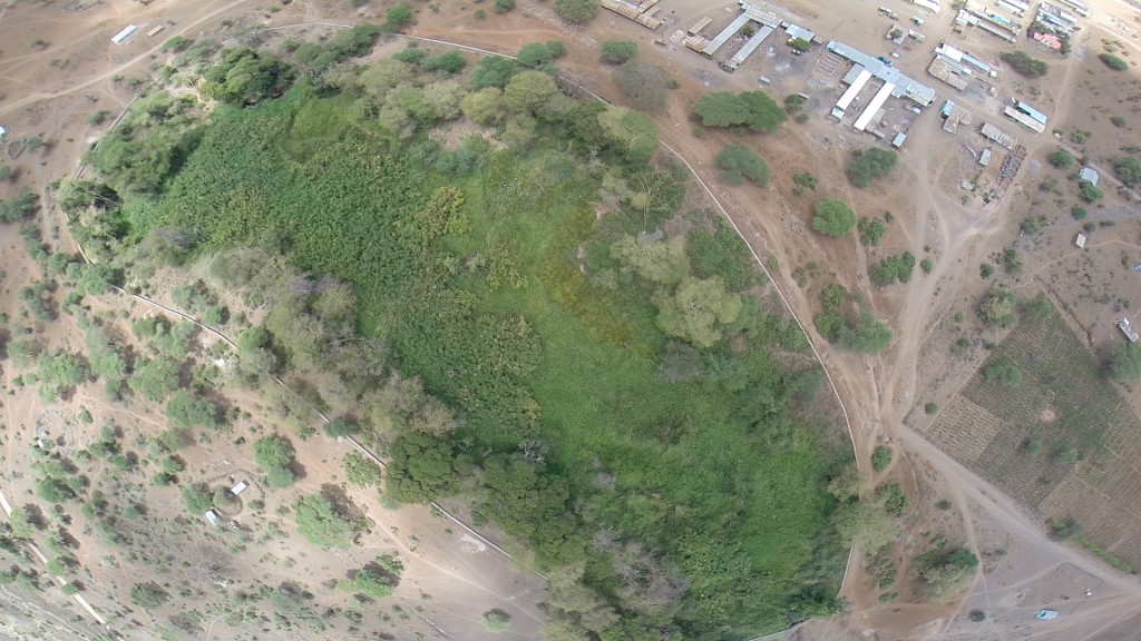 Quadcopter footage over southern Kenya